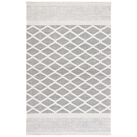 Safavieh 4 x 6 ft. Vermont Contemporary Hand Woven Rectangle Rug Ivory & Black VRM154Z-4